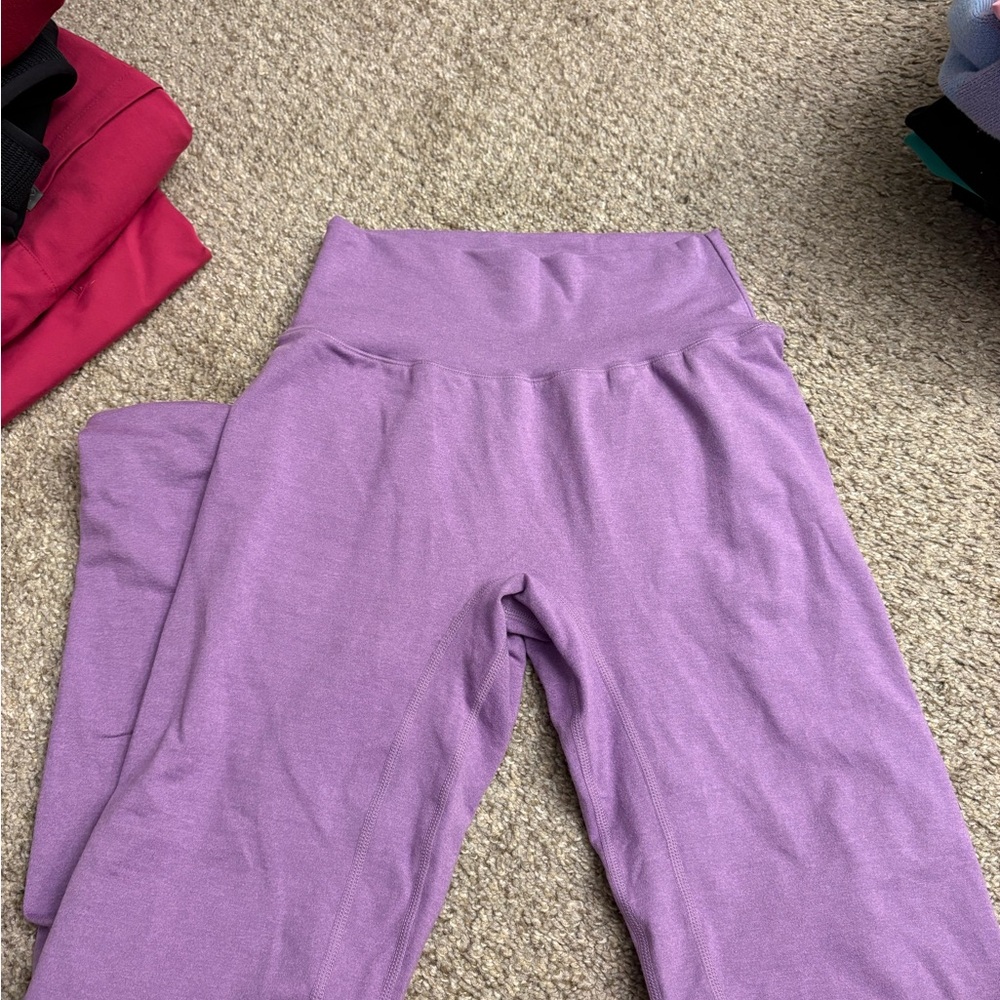 P'tula Women’s Lavender High-Waist Leggings